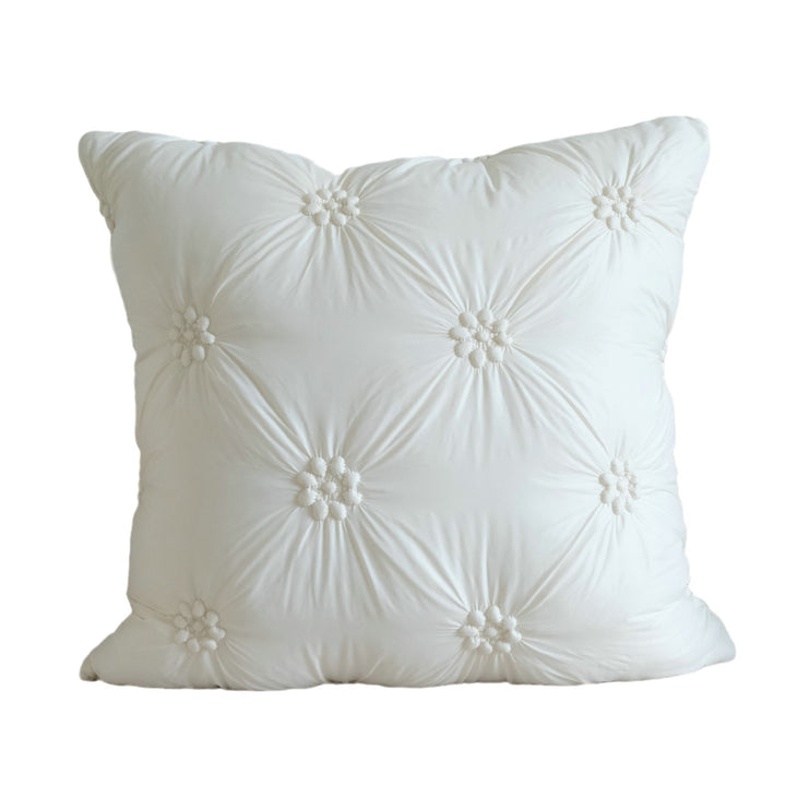 Plush Floral Design Pillow
