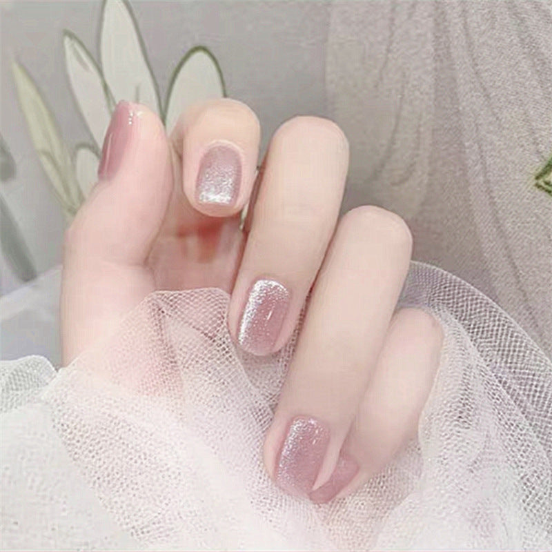 Elegant Glittery Press-On Nail Set