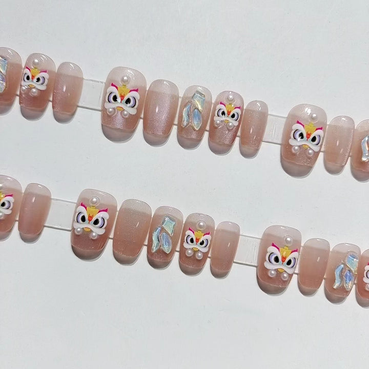 Designer Butterfly-Themed Press-On Nail Set Kalsten