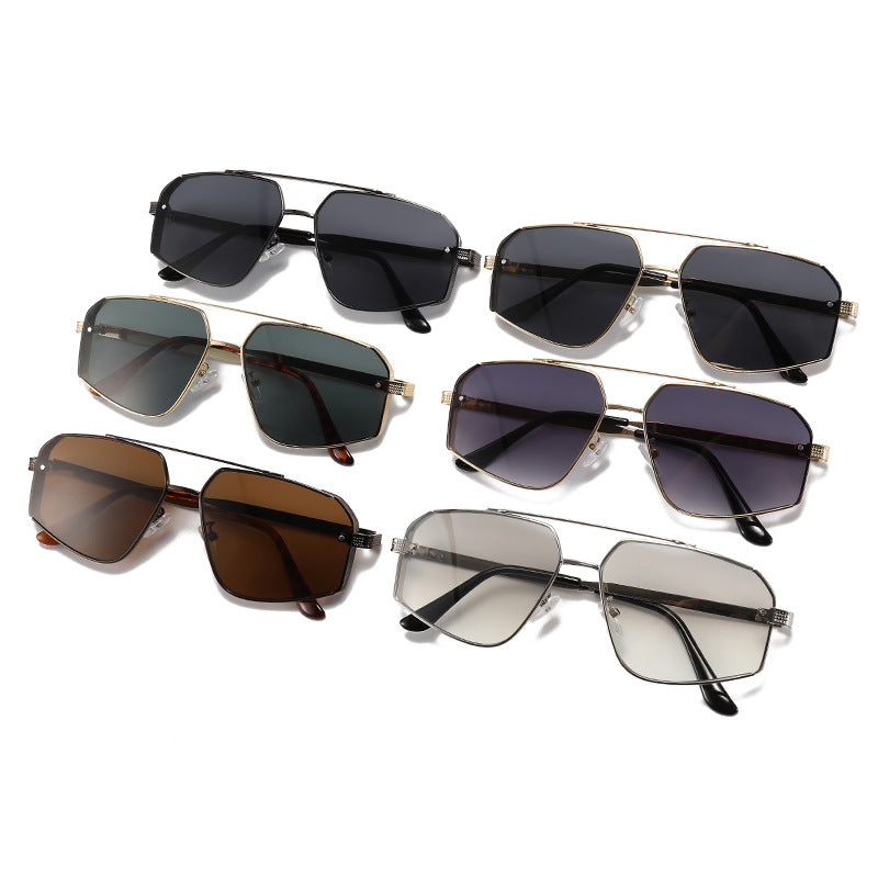 Oversized Geometric Frame Sunglasses Kalsten