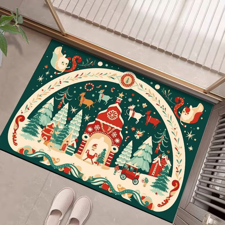 Holiday Themed Welcome Mat