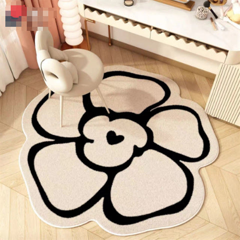 Floral Shaped Area Rug