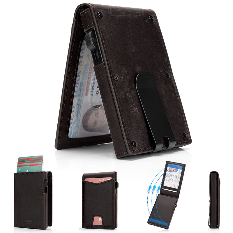 Carbon Fiber Wallet with Quick Access Cardholder Kalsten