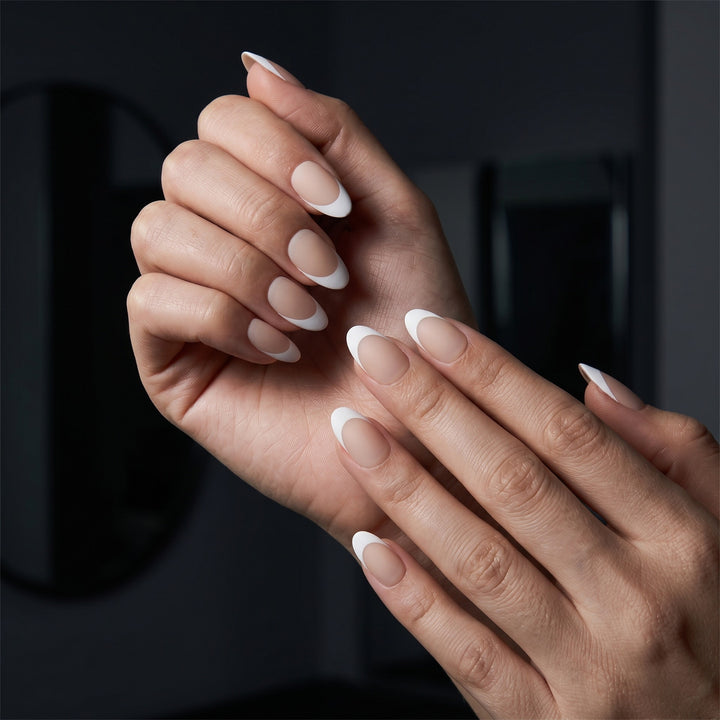 Elegant French Tip Press-On Nails Kalsten 1789389076