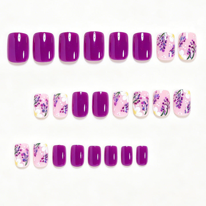 Floral Art Press-On Nail Set Kalsten