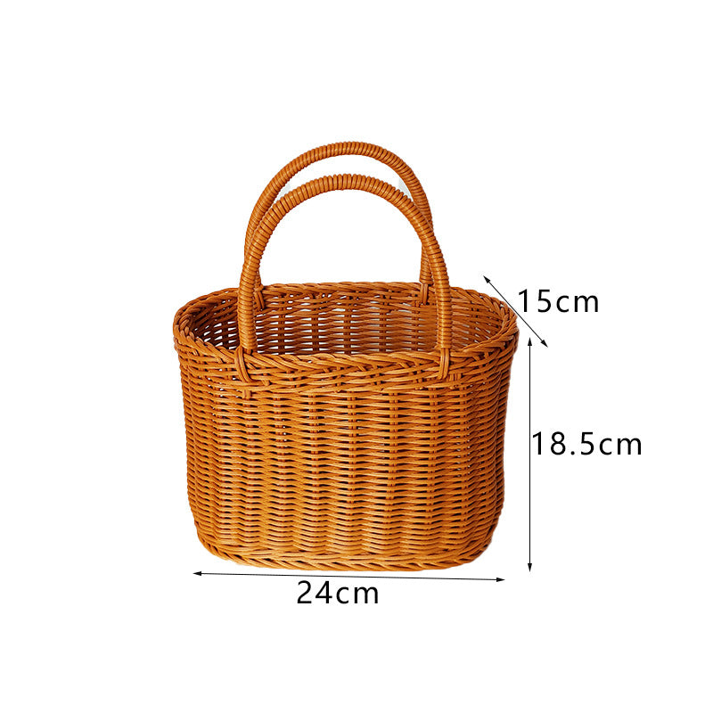 Stylish Handwoven Wicker Picnic Basket Kalsten