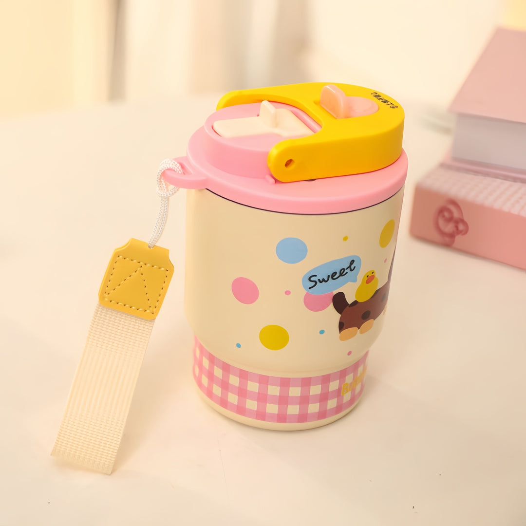 Insulated drinking cups with colorful animal motif Kalsten