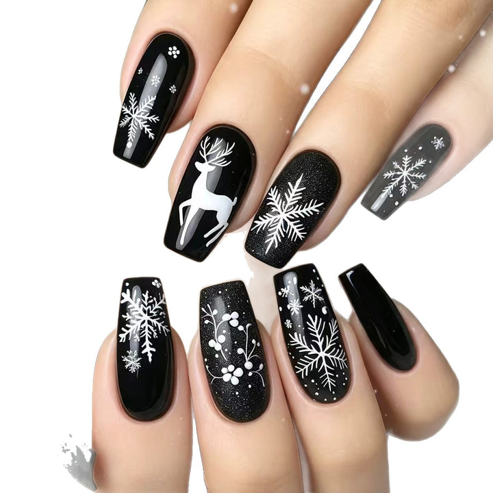 Winter-Themed 3D Nail Art Kalsten