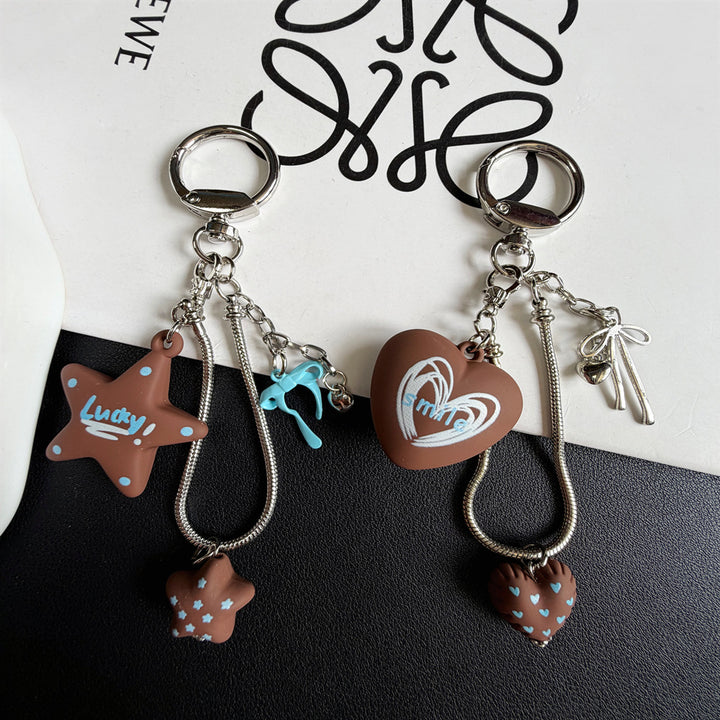 Decorative Heart-Shaped Keychain Kit Kalsten