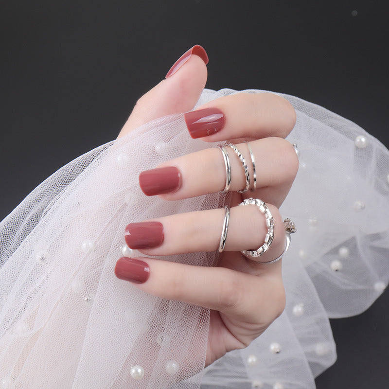 High-Gloss Square Press-On Nails Kalsten
