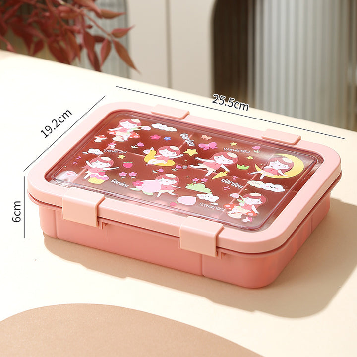 Unicorn-Themed Multi-Compartment Lunch Box