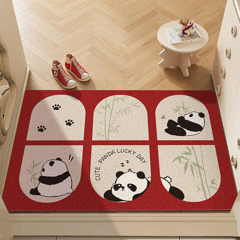 Playful Dog-Themed Decorative Entrance Rug