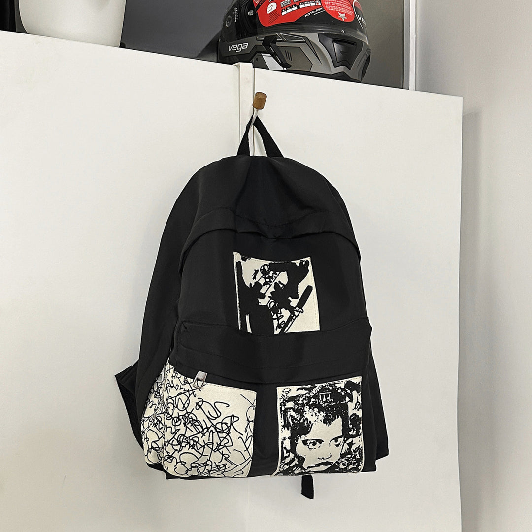 Graphic Print Backpack Kalsten
