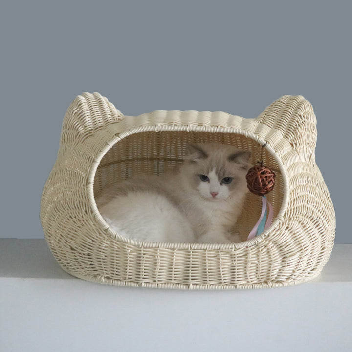 Cozy cat basket with ear design Kalsten