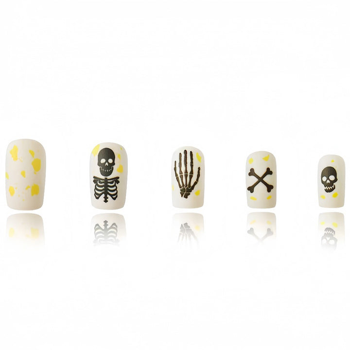 Creative Skeleton Nail Art Design Kalsten