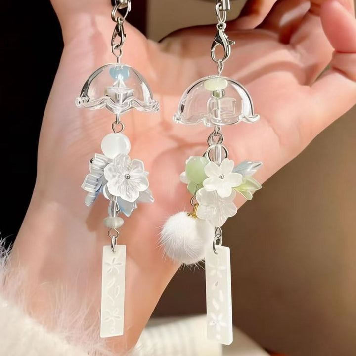 Decorative Floral Charm Keychain Kalsten