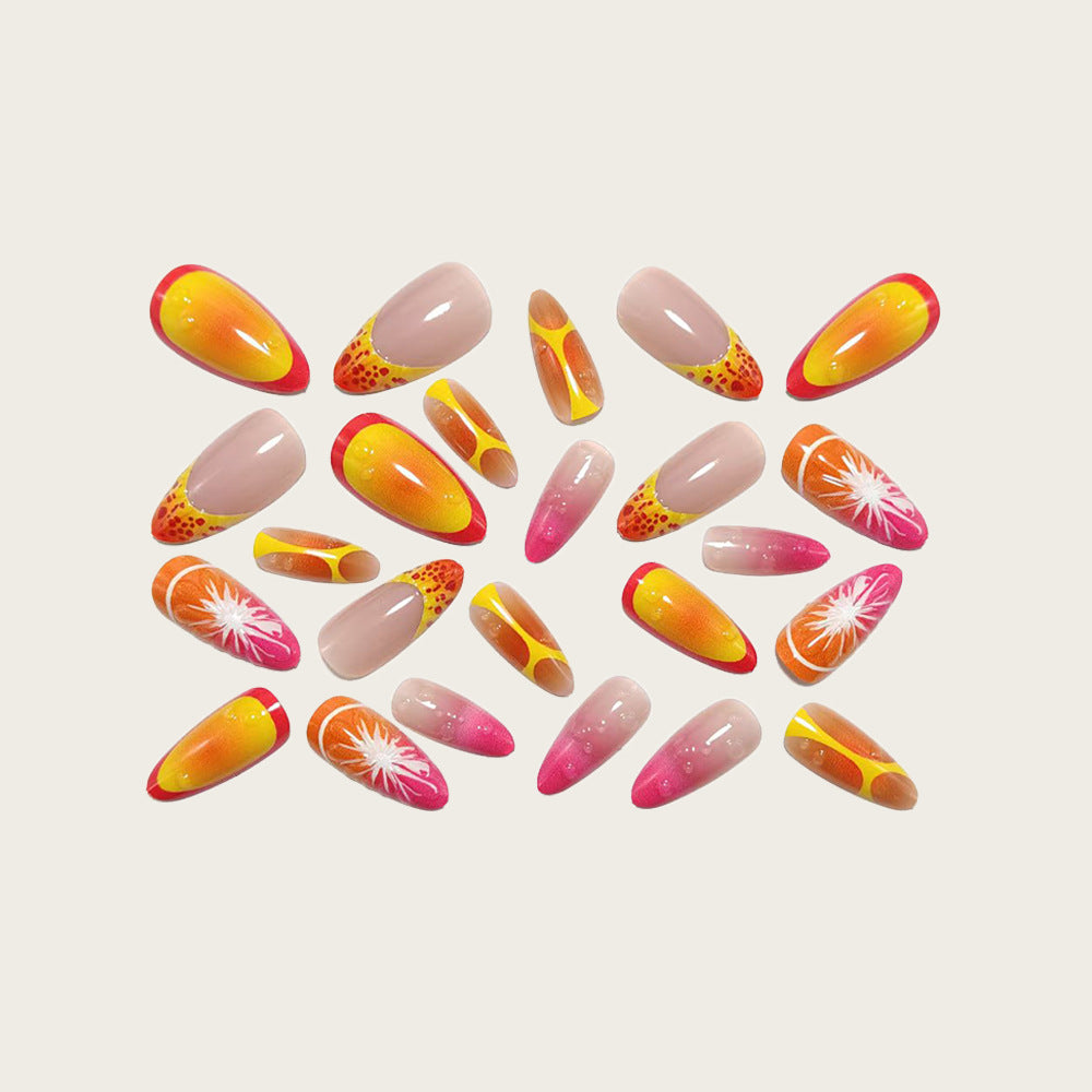 Artificial nails with fruity design Kalsten