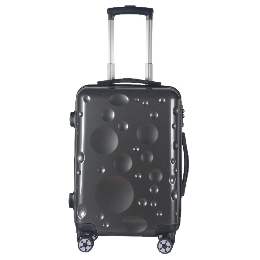 Unisex Modern Bubble-Pattern Hard Shell Spinner Suitcase Kalsten