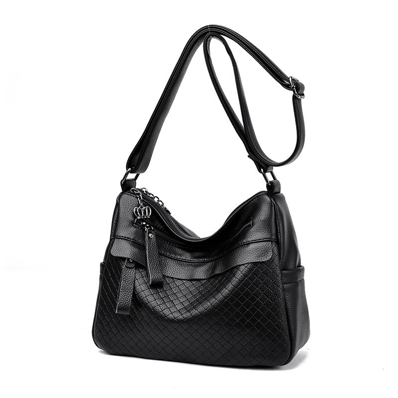 Textured Quilted Shoulder Bag Kalsten