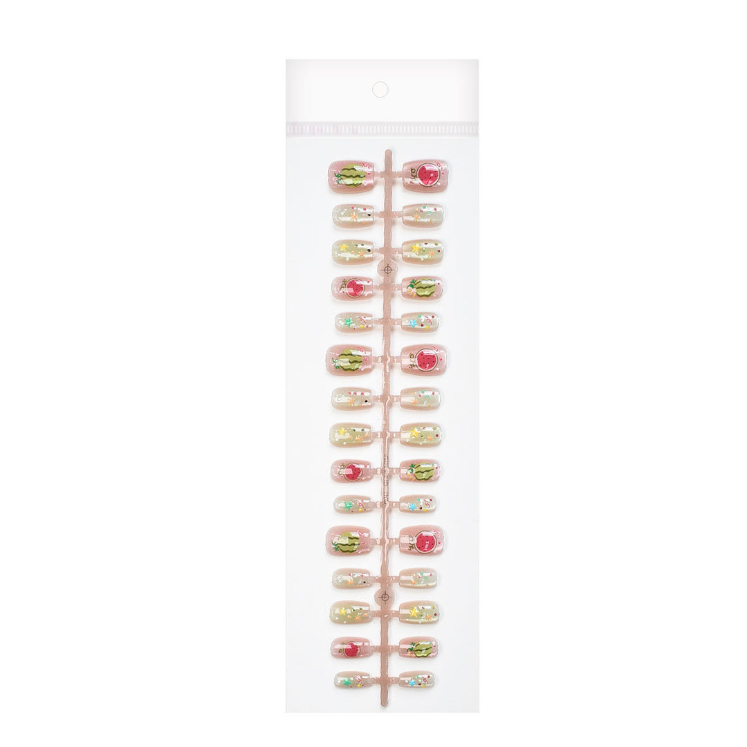 Artistic Floral Design Press-On Nails Kalsten