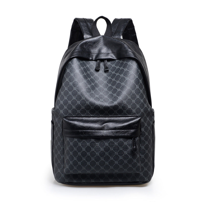 Durable Leather-Accented Daily Backpack Kalsten