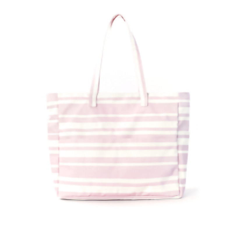 Spacious and Stylish Shopping Bag with Striped Pattern Kalsten