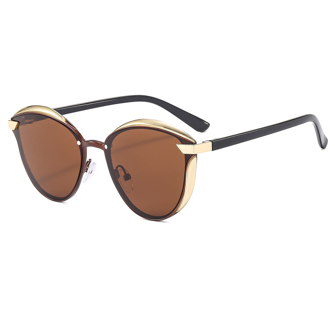 Women's designer sunglasses with elegant faceted design and high-quality UV protection Kalsten