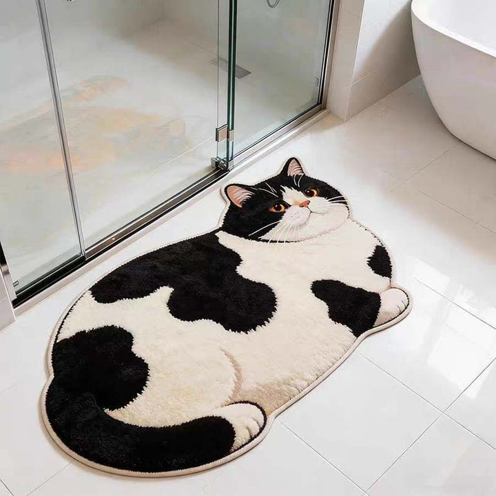 Cat Shaped  Bath Mat