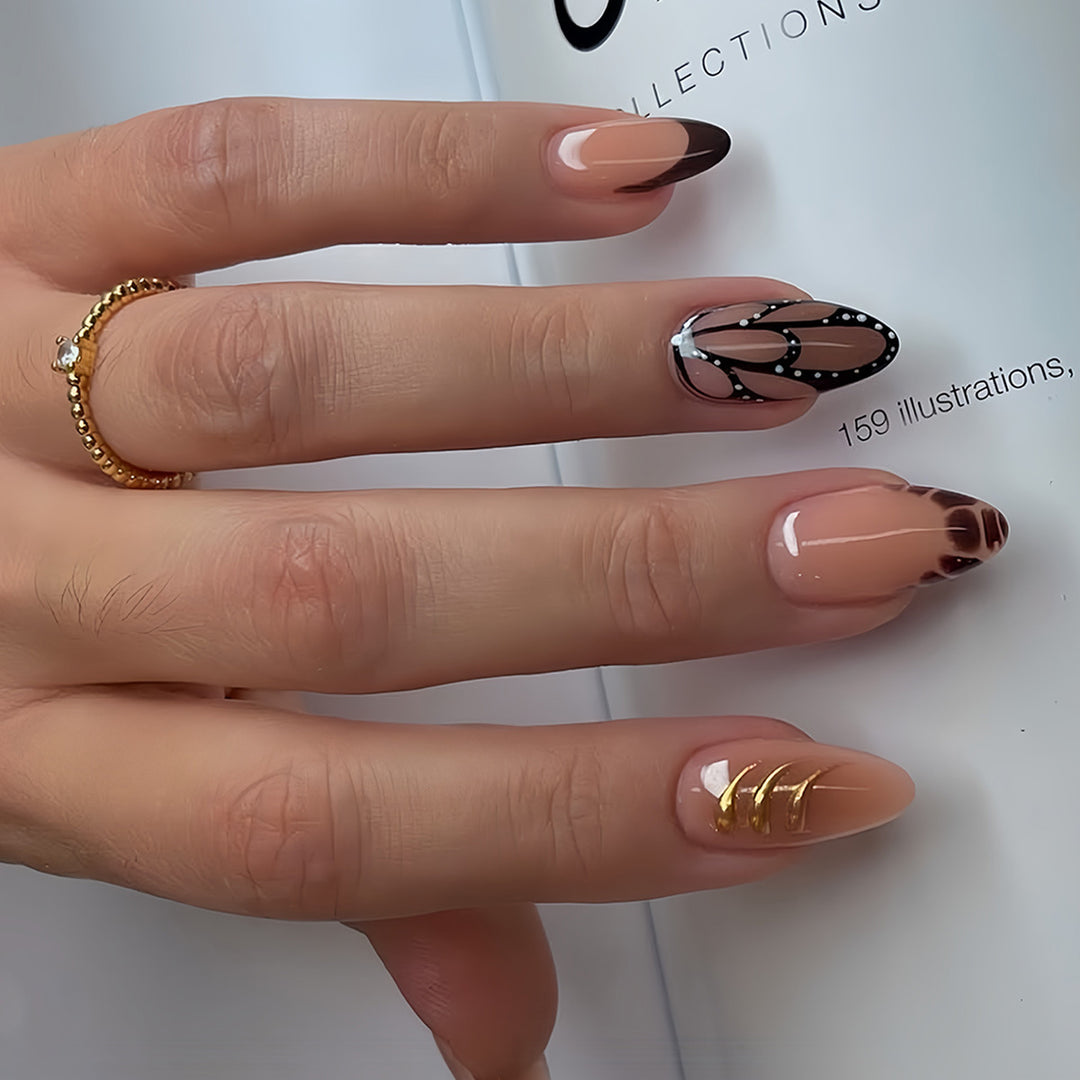 Chic Decorative Press-On Nail Art Kalsten