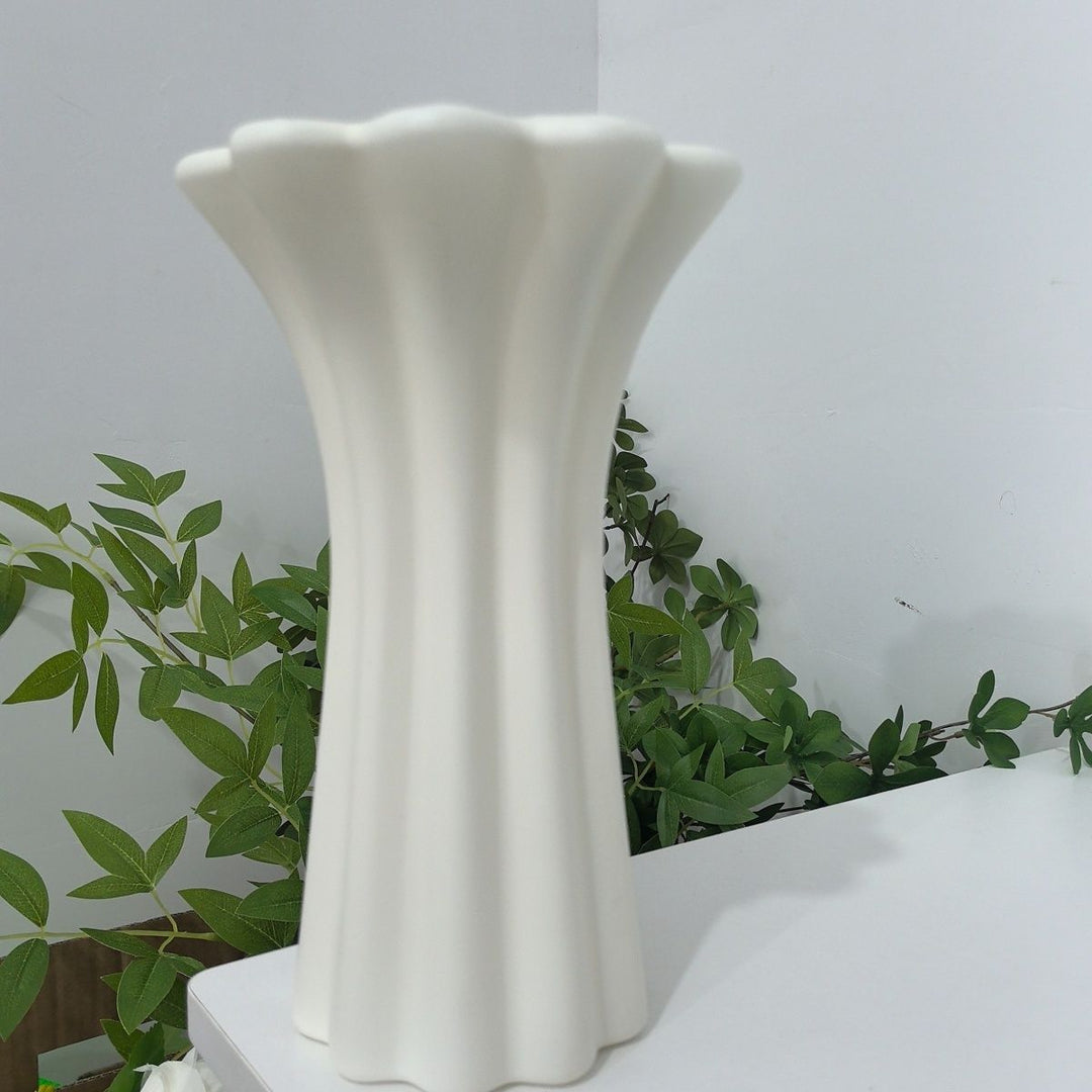 Sculpted Decorative Floral Vase Kalsten