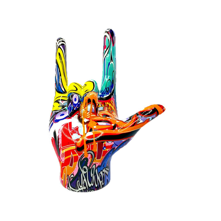 Colorful Hand Sculpture Kalsten