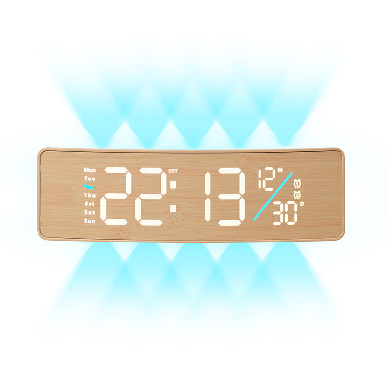 Digital multifunction alarm clock with soft textile cover Kalsten