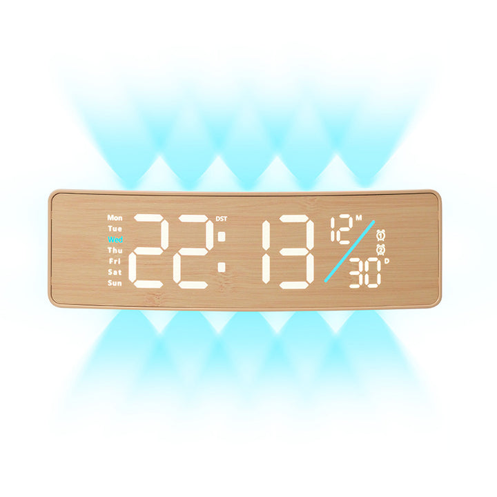 Digital multifunction alarm clock with soft textile cover Kalsten