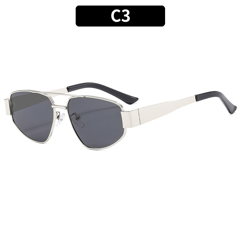 Modern Angular Shield Sunglasses