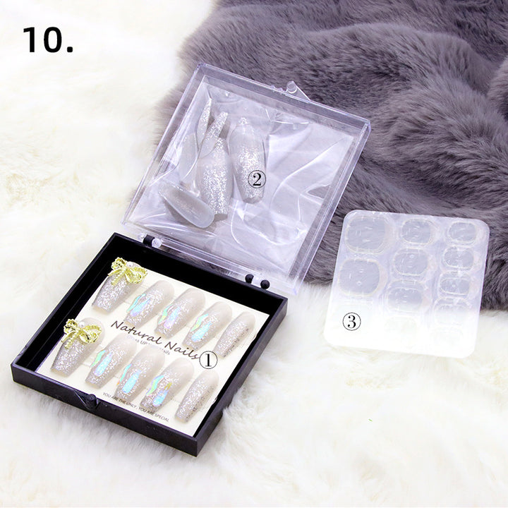 Elegant Pre-Designed Press-On Nail Set Kalsten