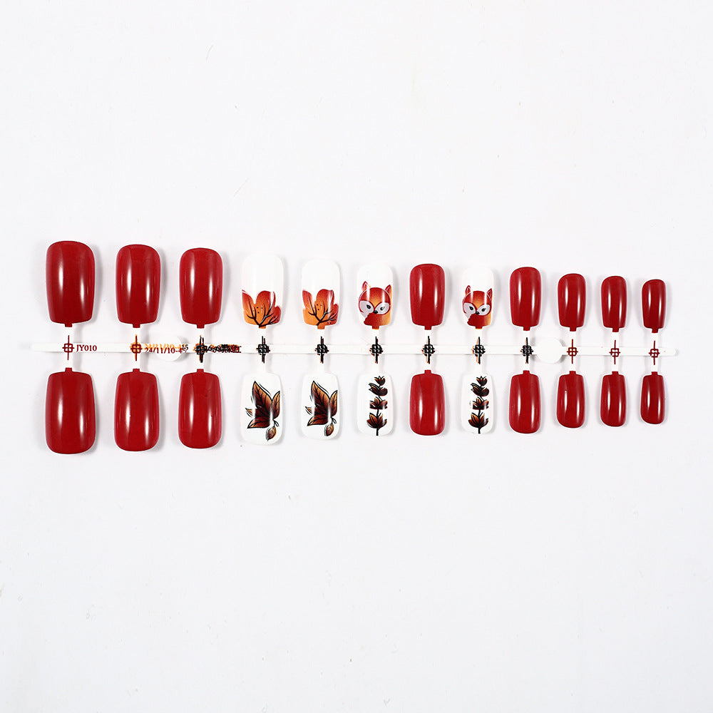 Creative Forest-Themed Nail Art Set Kalsten