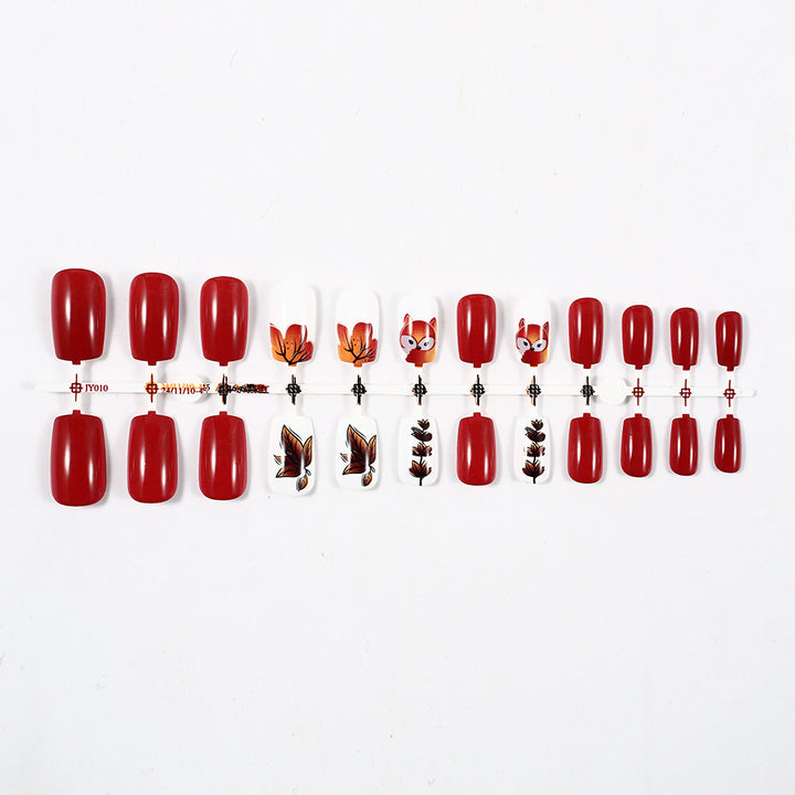 Creative Forest-Themed Nail Art Set Kalsten