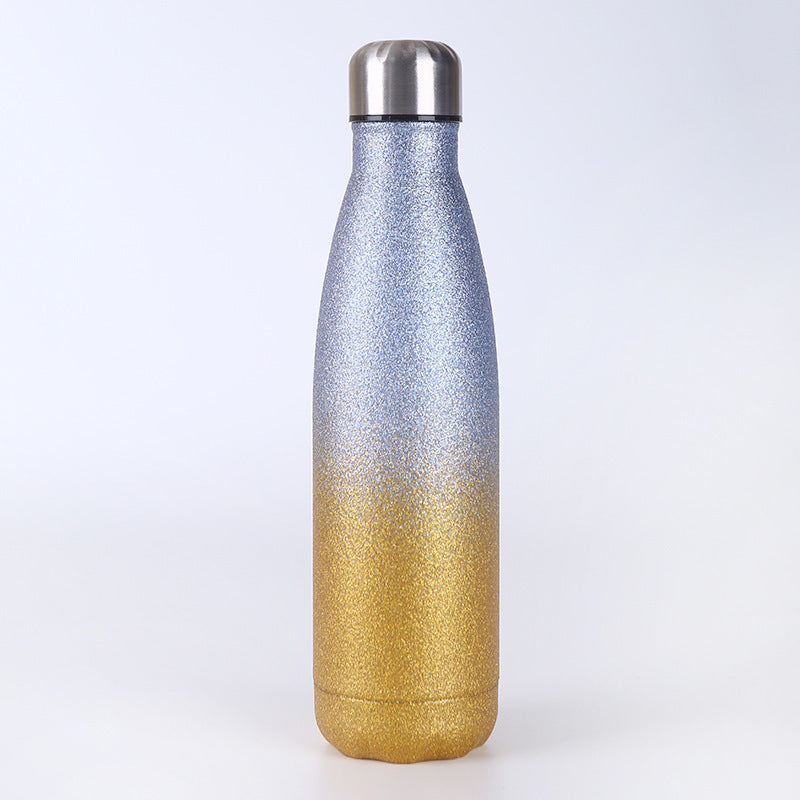 Ladies Insulated Water Bottle with Elegant Glitter Surface Kalsten