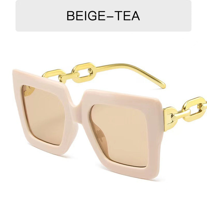 Stylish Wide Square Frame Sunglasses Kalsten