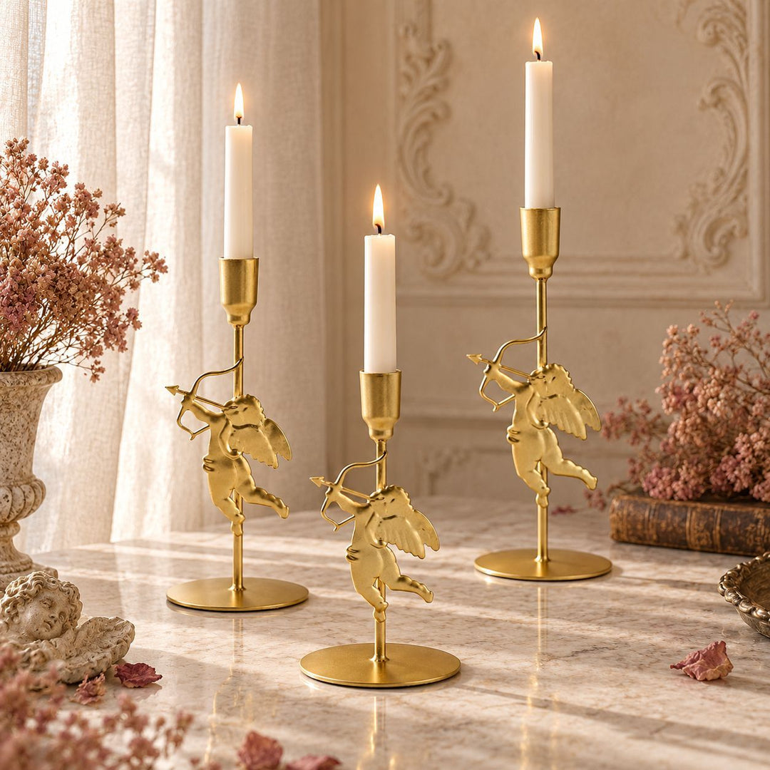 Engel-Theme Candle Holder