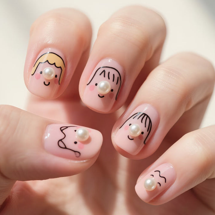 Whimsical Character Nail Art Kalsten
