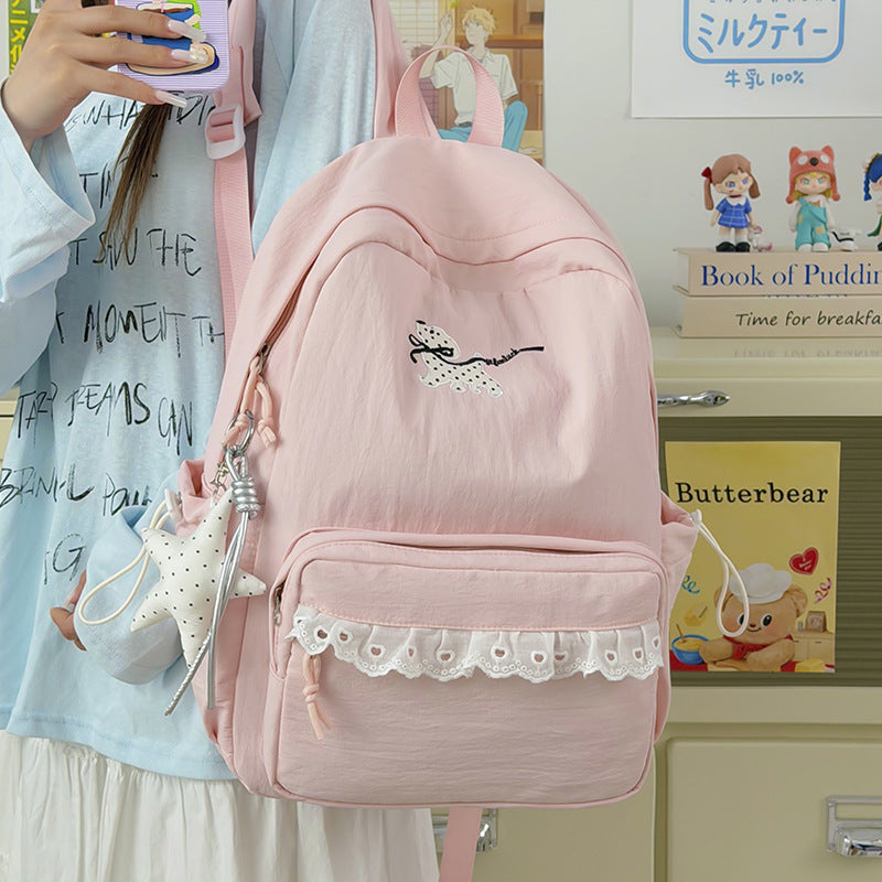 Stylish Embroidered Animal-Themed Backpack Kalsten