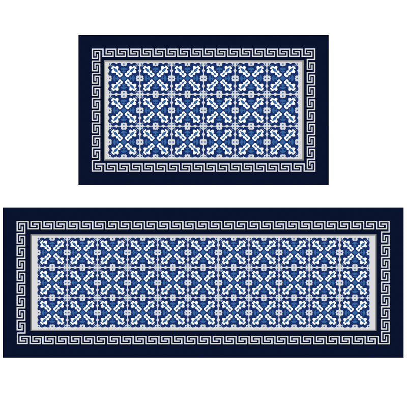 Geometric Patterned Kitchen Mat Set Kalsten