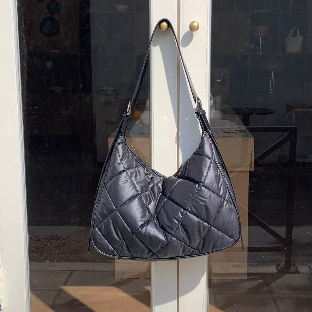 Quilted Padded Shoulder Bag
