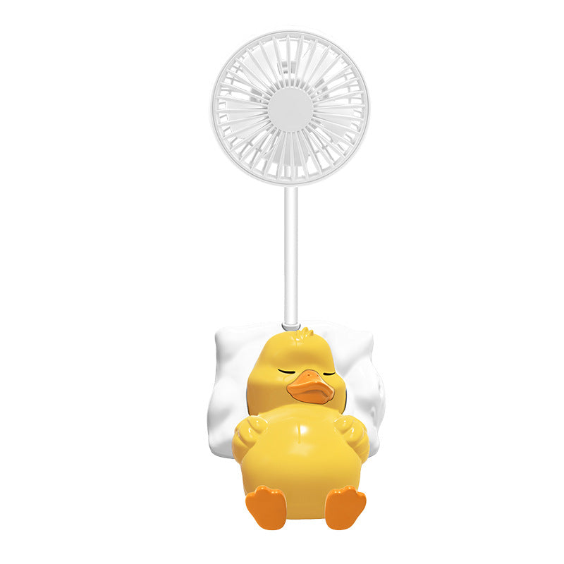 Unisex Portable Hand Fan in a Charming Duck Design Kalsten