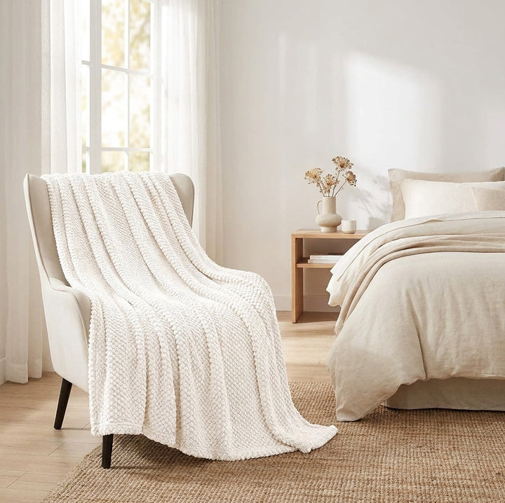Chunky Knit Throw Blanket