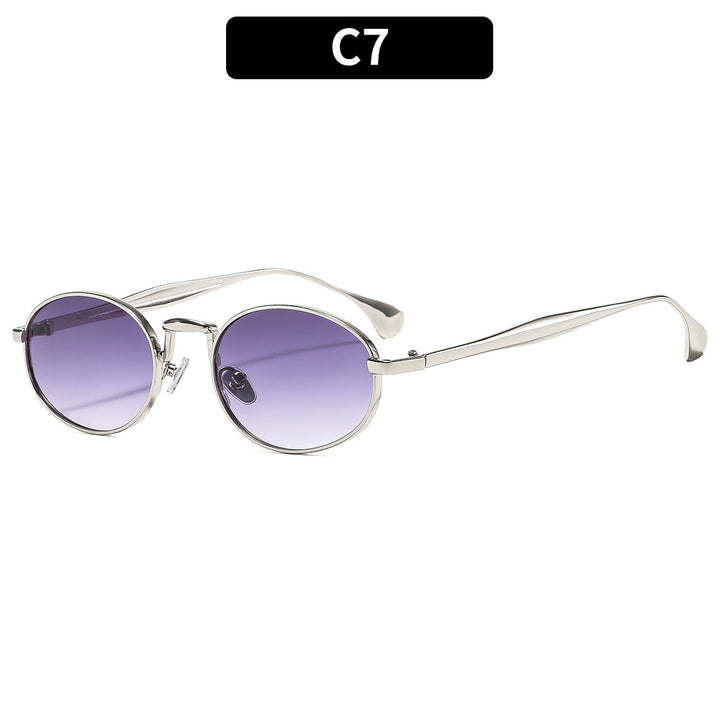 Vintage Round Frame Sunglasses