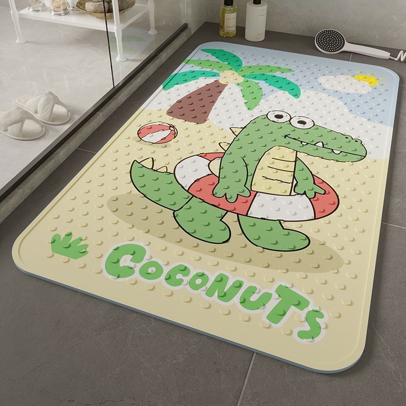 Cartoon-Themed Bath Mat Kalsten