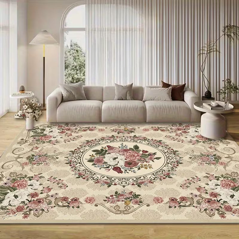 Vintage Floral Pattern Area Rug Kalsten