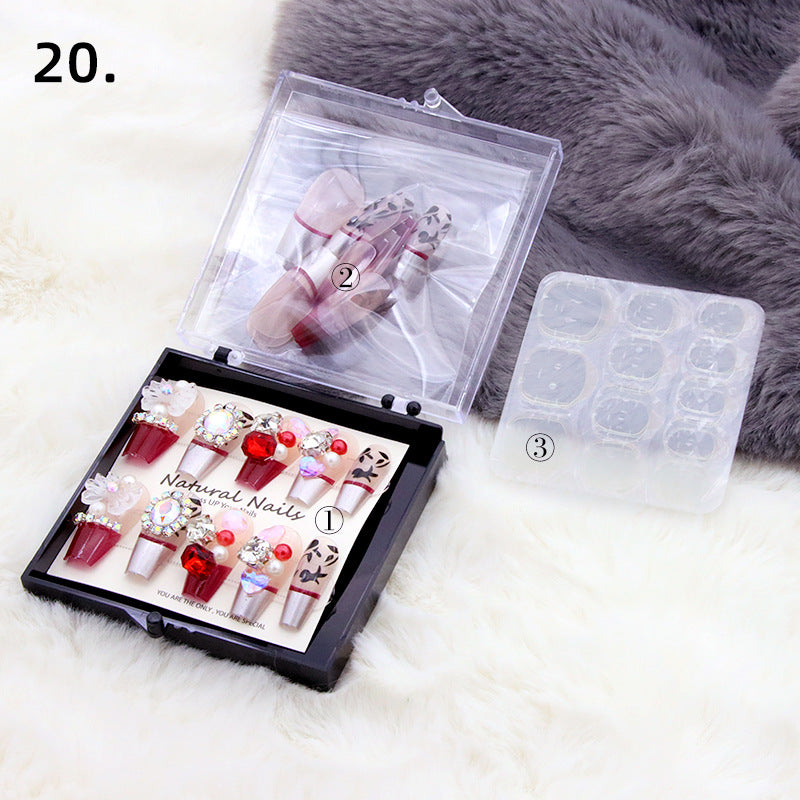 Elegant Pre-Designed Press-On Nail Set Kalsten